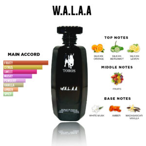 W.A.L.A.A by TOROS – Citrus Fruity Musky Perfume  – 100ml